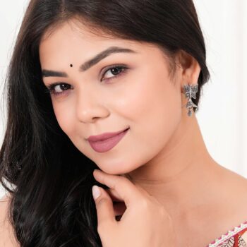 Women's Indian Bollywood Stylish AZ838-OXidised Jhumki Traditional Ethnic Earrings for Women - Unique Design