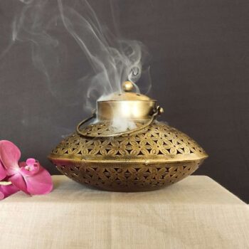 Handcrafted Decorative Degchi | Bronze Incense / Décor Vessel 🕯️